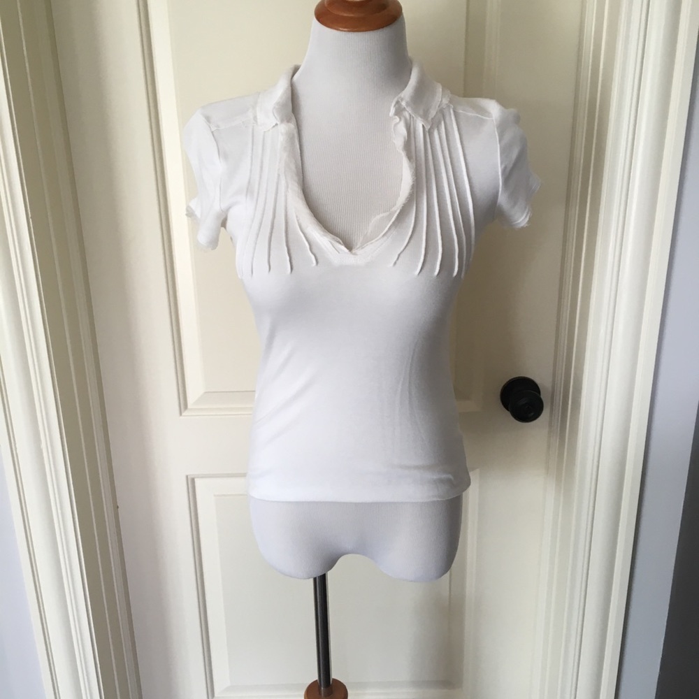 linQ unstructured seam top. Size small